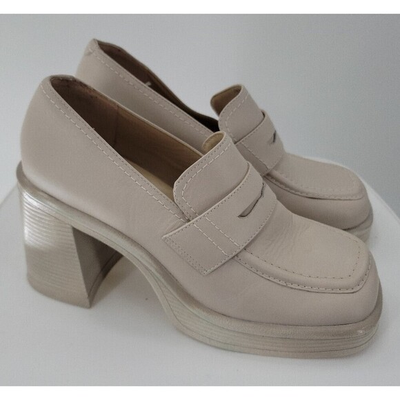 Steve Madden Fulfill Womens Pennyloafer Platform Loafer - Picture 1 of 10